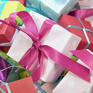 holiday wish list - image from pexels - tower of presents